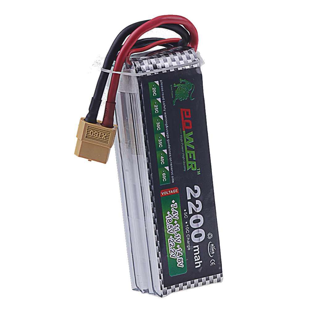4S 2200mAh 60C 14.8V LiPo Batt - Drone Rc Truck recension och pris