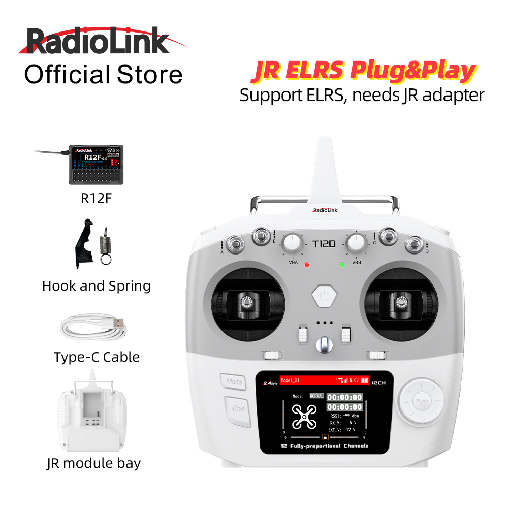 RadioLink T12D JR Module 12CH  - Drone Rc Car recension och pris
