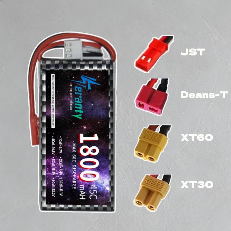 TERANTY 2S 3S 4S 1800mAh Lipo  - Drone Rcs recension och pris
