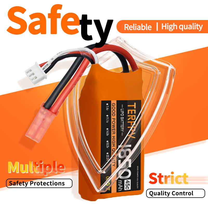 2/4PCS TERFPV 1850mAh 7.4V 45C - Drone Rc Truck recension och pris