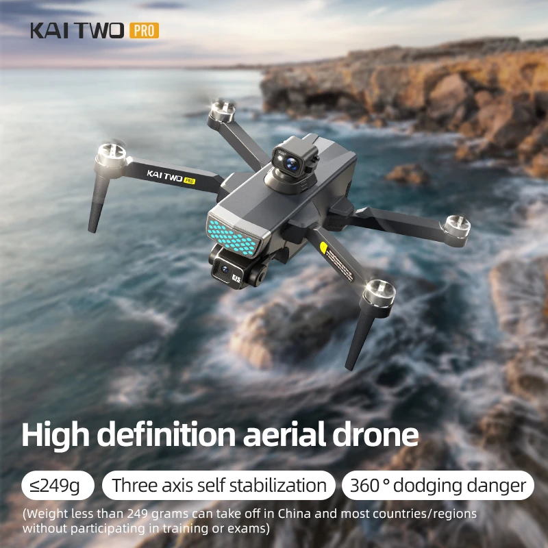 KAI TWO Pro Drone Drone 4K HD  - Drone Two Rc Way recension och pris