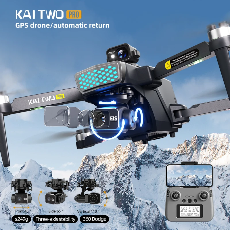 KAI TWO Pro Drone Drone 4K HD  - Drone Two Rc Way recension och pris