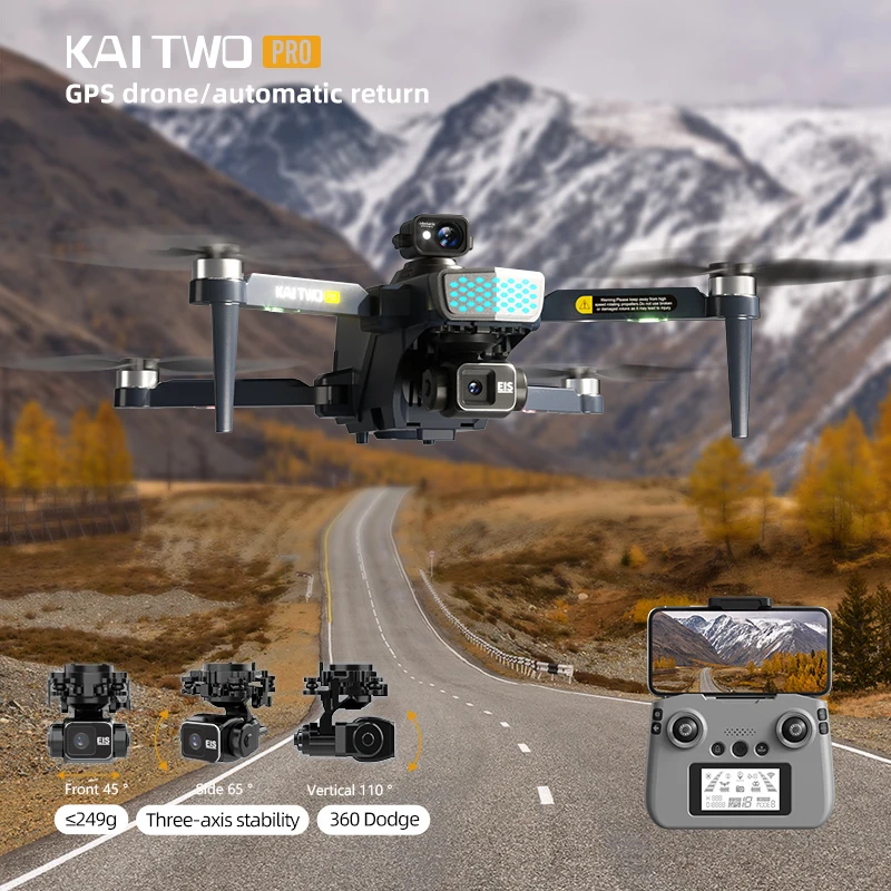 KAI TWO Pro Drone Drone 4K HD  - Drone Two Rc Way recension och pris