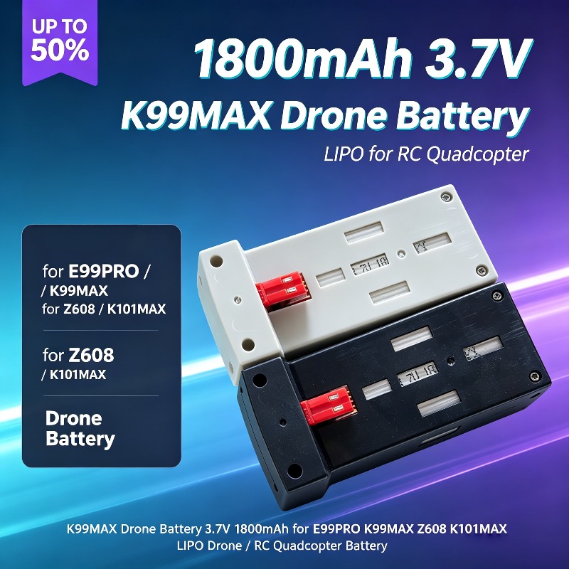 K99MAX Drone Battery 3.7V 1800 - Drone Rc E99 Pro recension och pris